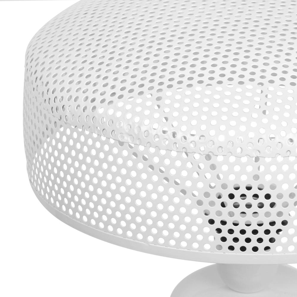 Cindy White Metal Table Lamp. Picture 3