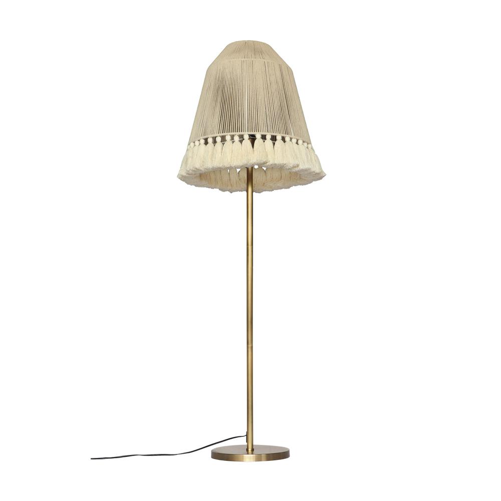 June White Medium Floor Lamp. Picture 2