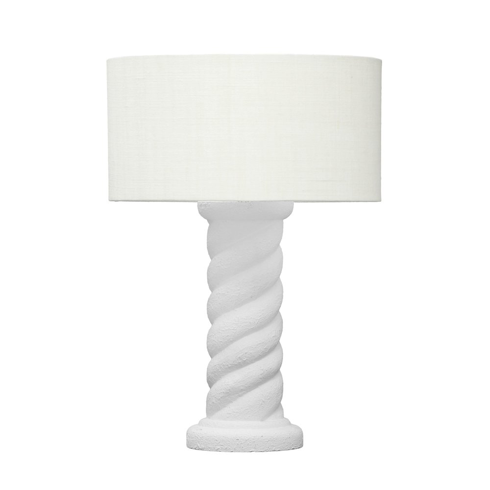 Rapunzel White and Cream Table Lamp. Picture 3