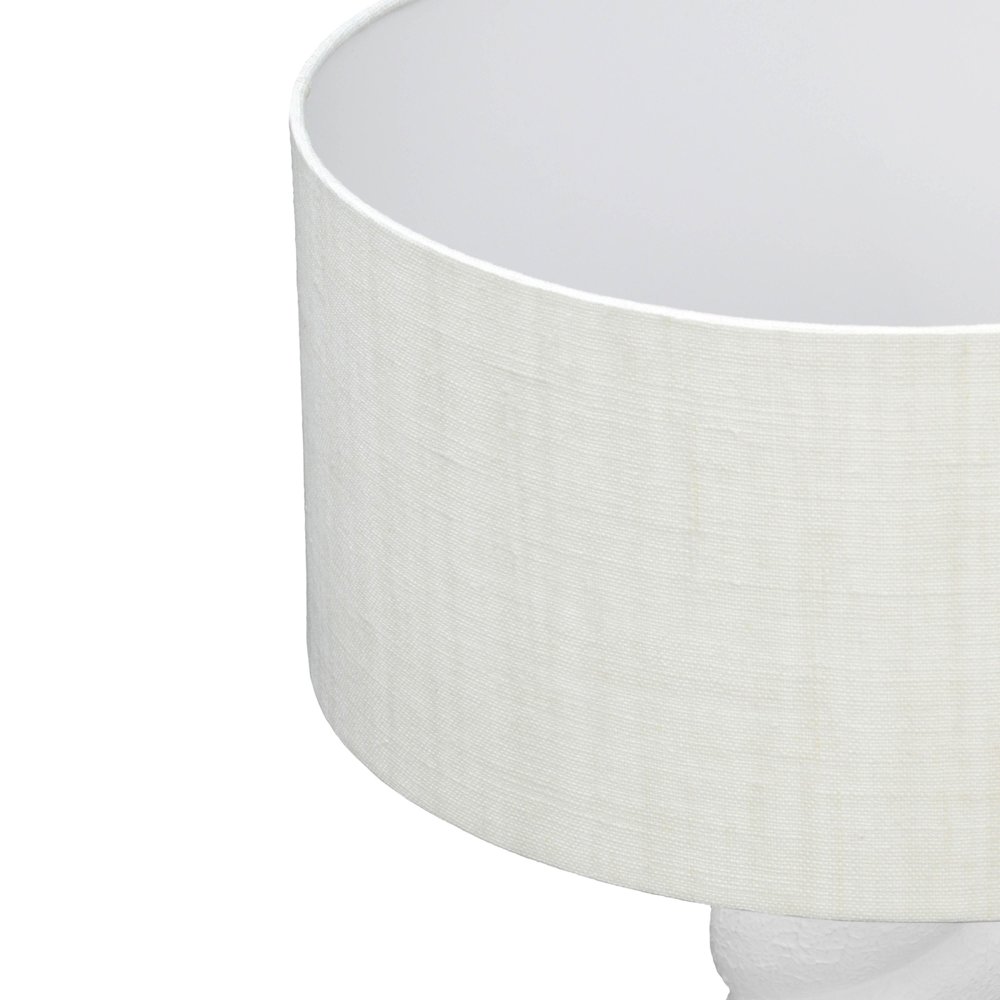 Rapunzel White and Cream Table Lamp. Picture 4