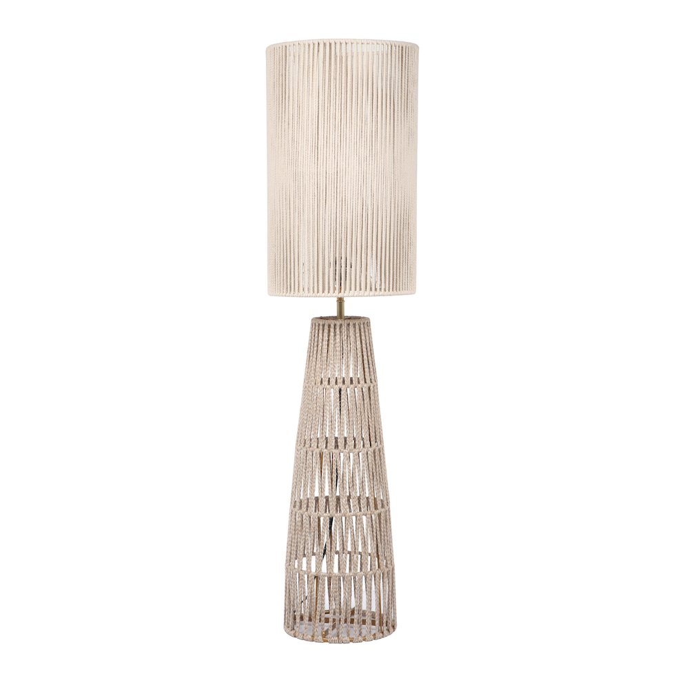Beam Cream Natural Jute Floor Lamp. Picture 1