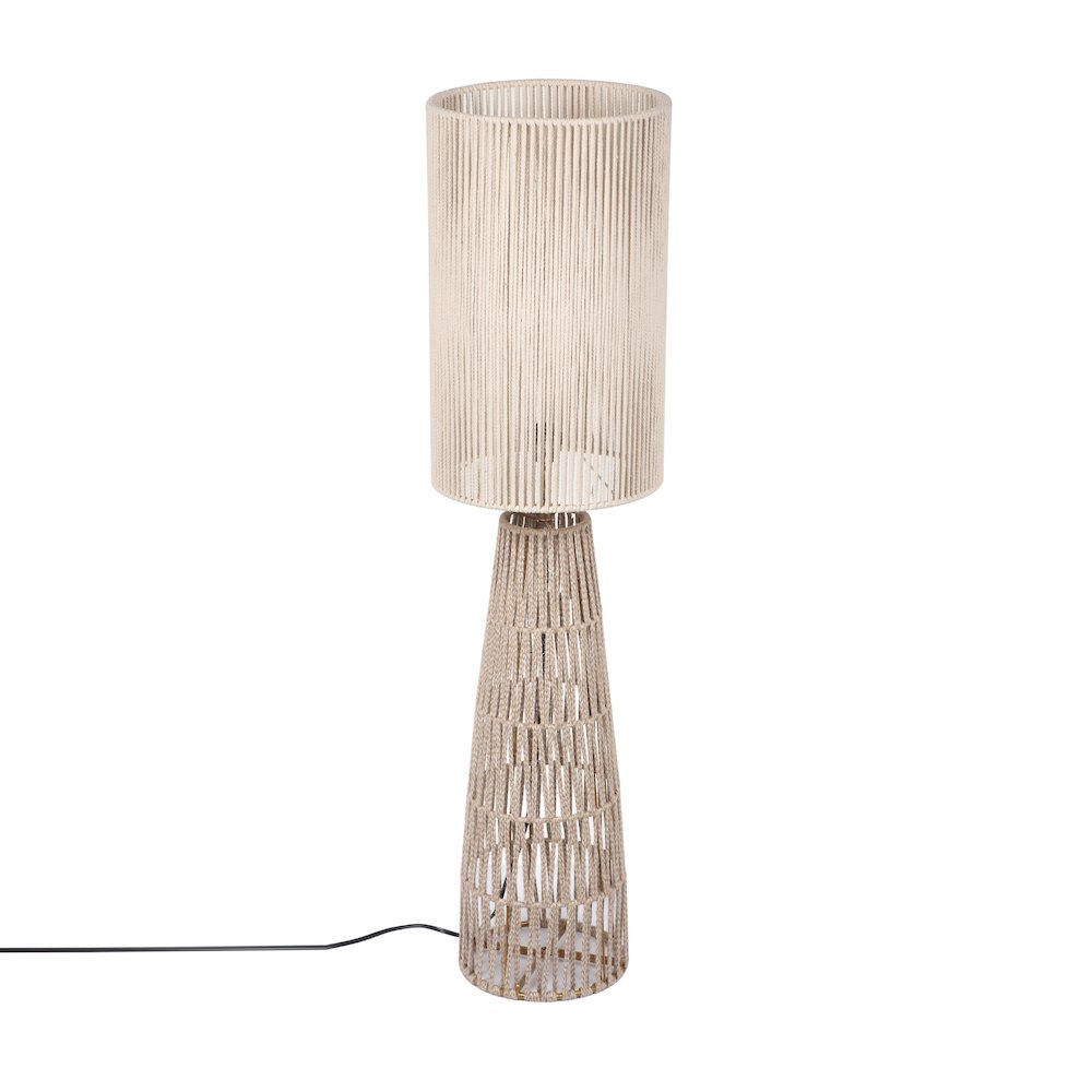 Beam Cream Natural Jute Floor Lamp. Picture 3