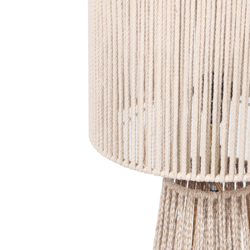 Beam Cream Natural Jute Floor Lamp. Picture 4