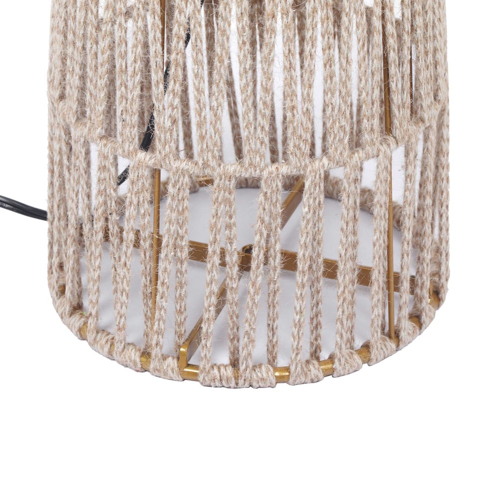 Beam Cream Natural Jute Floor Lamp. Picture 5