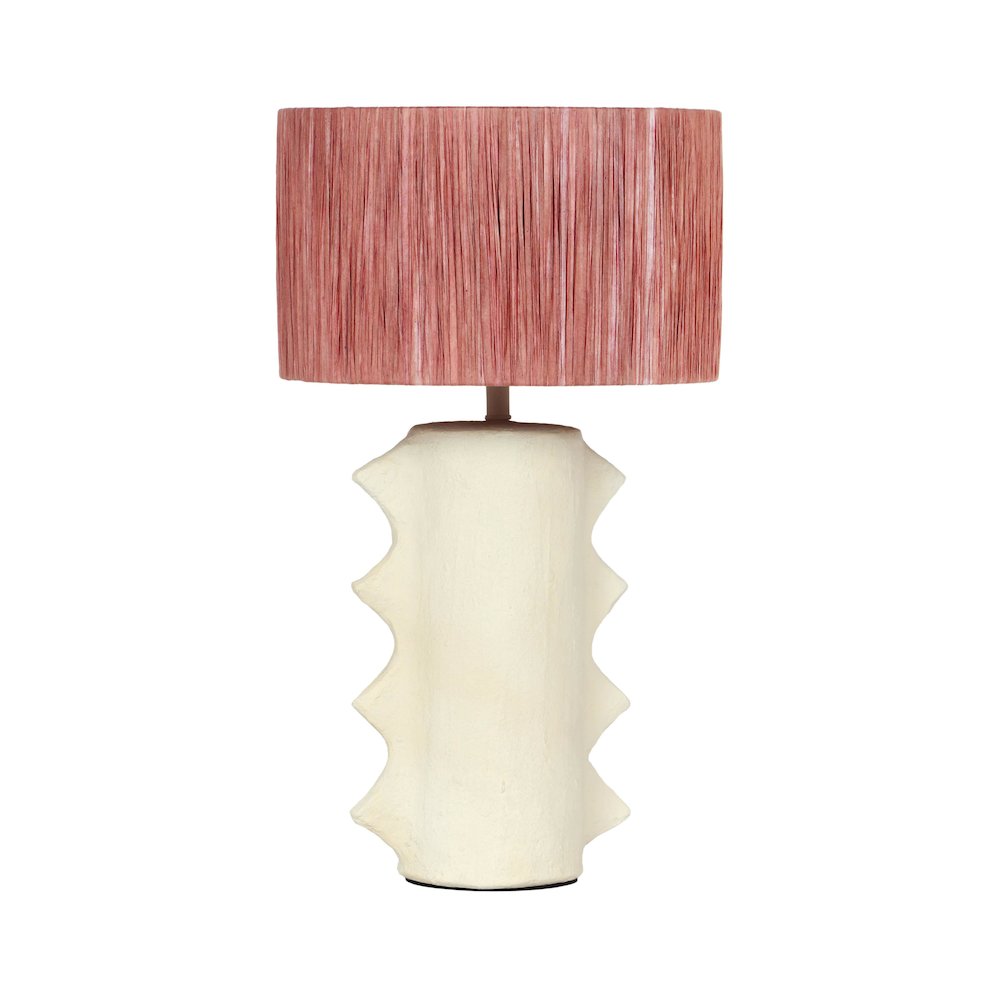Wild Thing Papier Mache Table Lamp. Picture 1