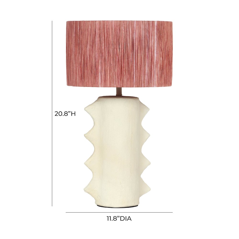 Wild Thing Papier Mache Table Lamp. Picture 6