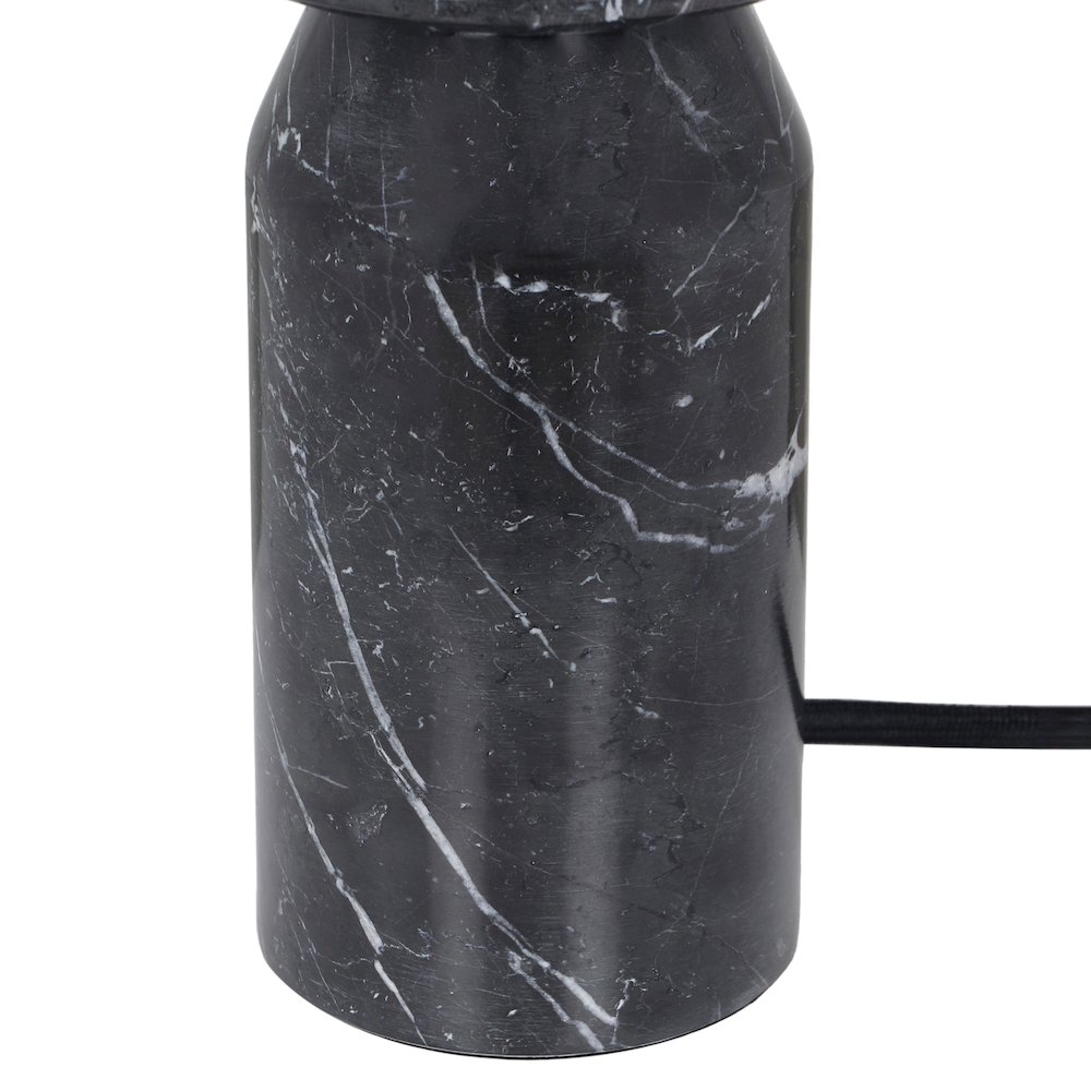 Globe Onyx Black Marble Lamp. Picture 5