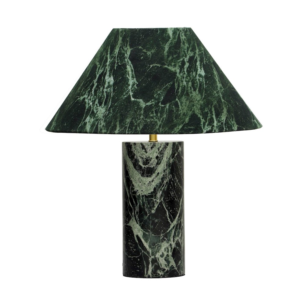 Mable Spider Green Marble Table Lamp. Picture 1