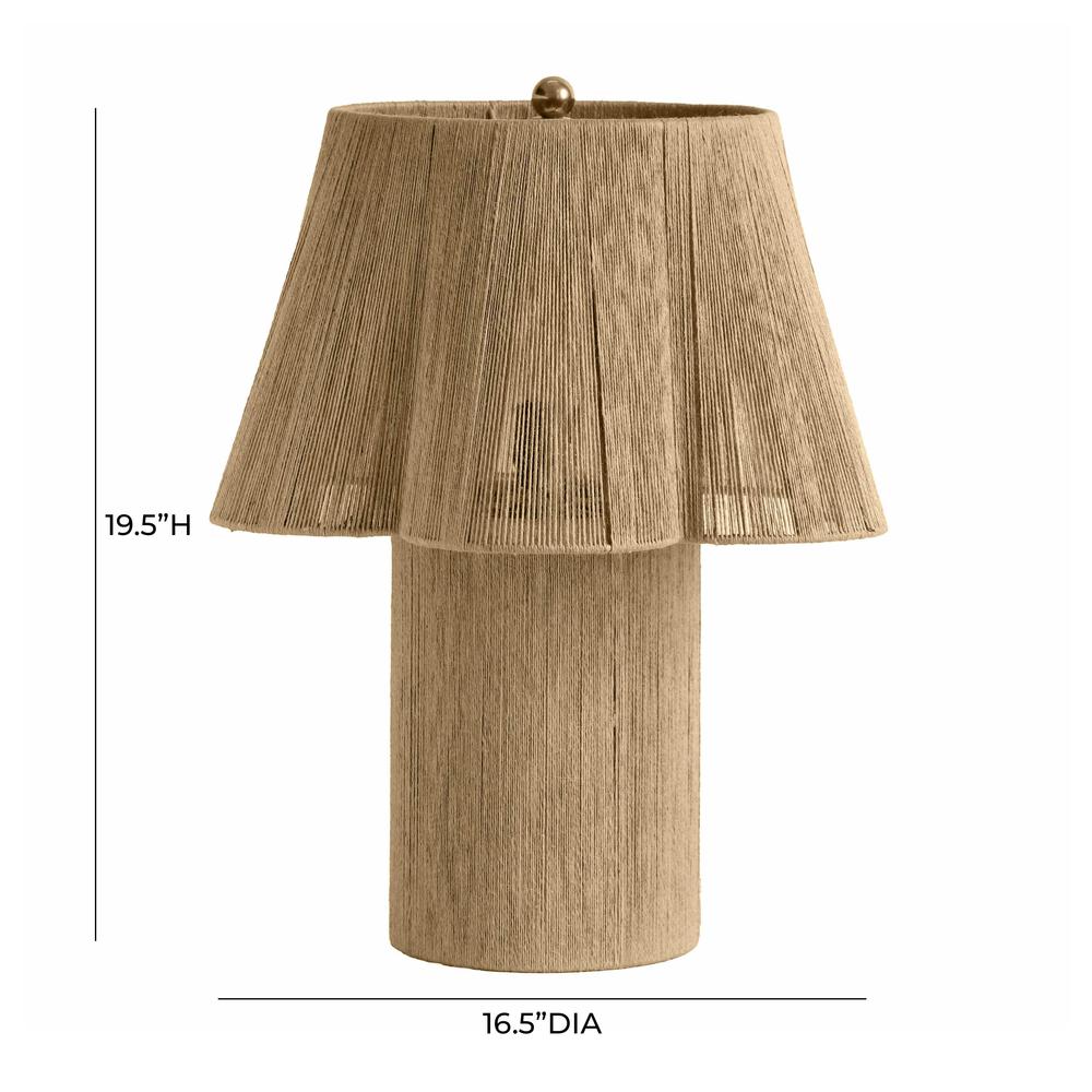Corrine Natural Jute Table Lamp. Picture 5