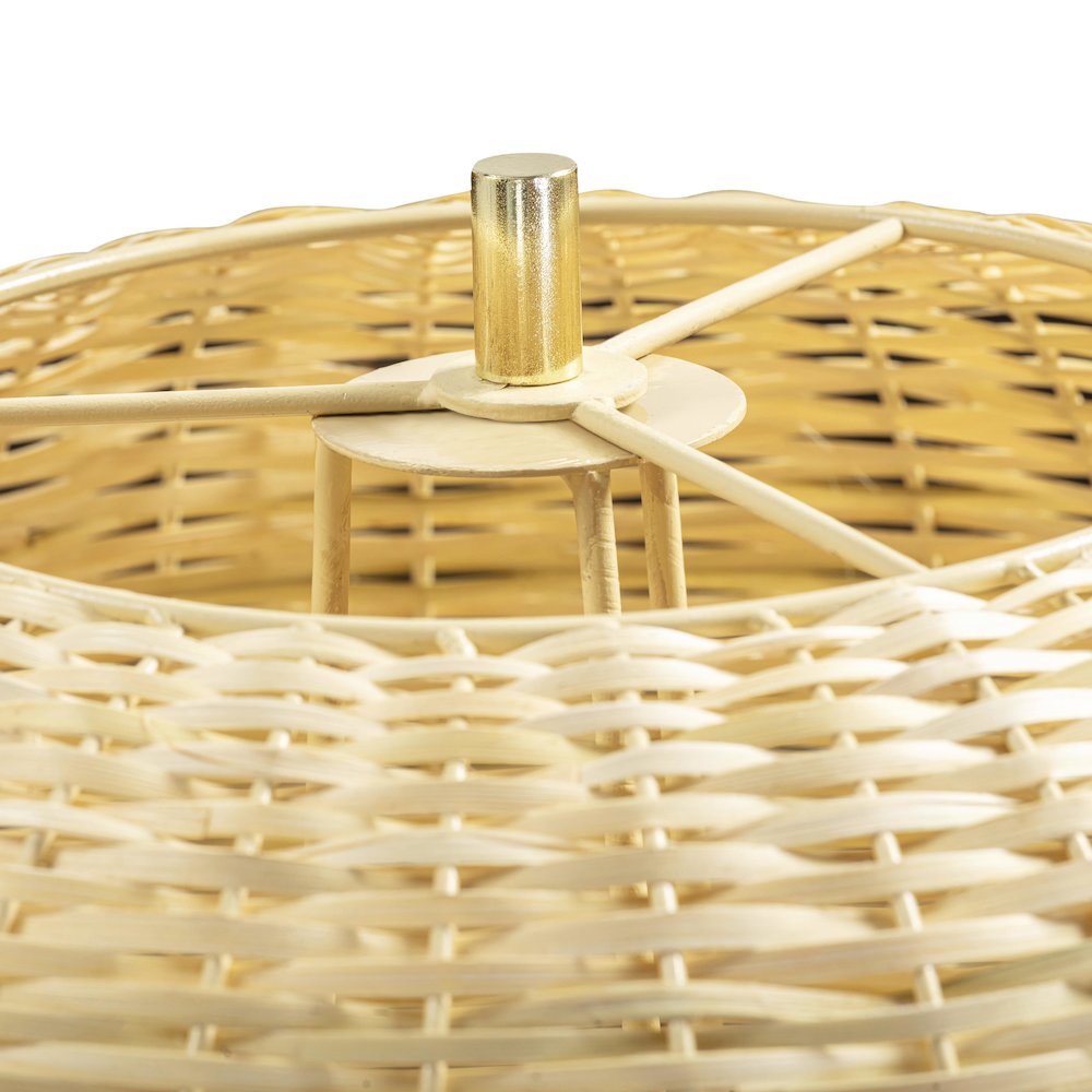 Kootu Natural Rattan Floor Lamp. Picture 6