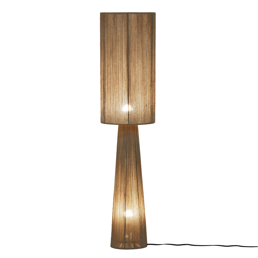 Marza Natural Jute 2-Bulb Floor Lamp. Picture 3