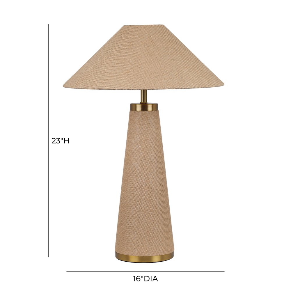 Graham Natural Jute Table Lamp. Picture 6