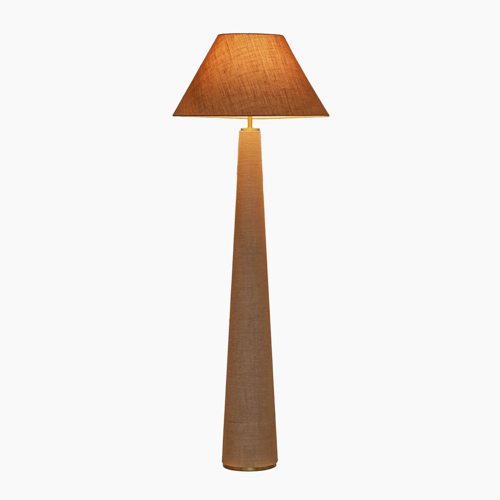 Graham Natural Jute Floor Lamp. Picture 2