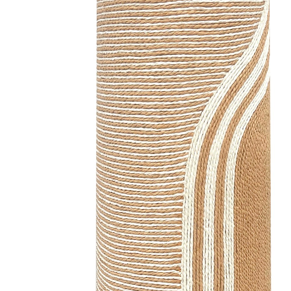 Harlee Natural Woven Floor Lamp. Picture 5
