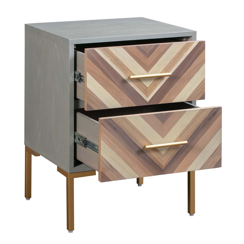 Quinn Grey Side Table. Picture 5