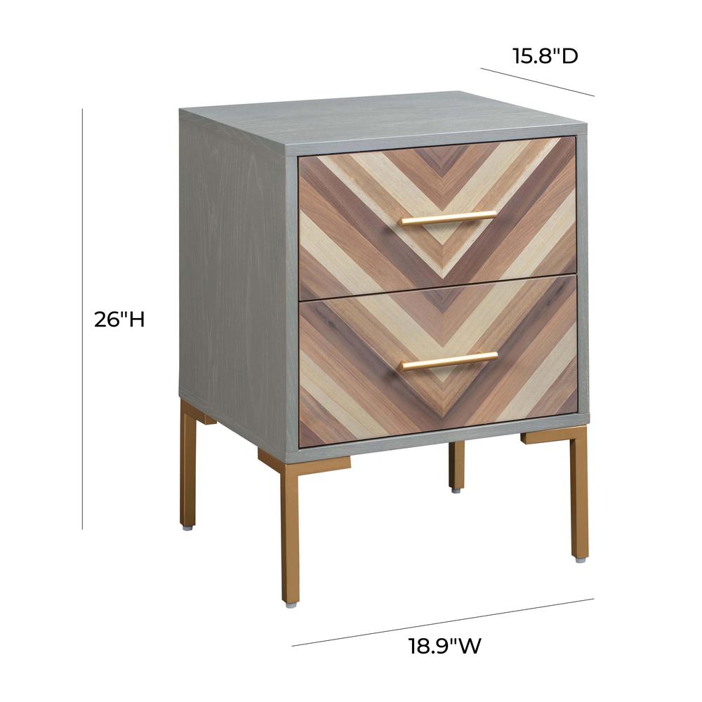 Quinn Grey Side Table. Picture 3