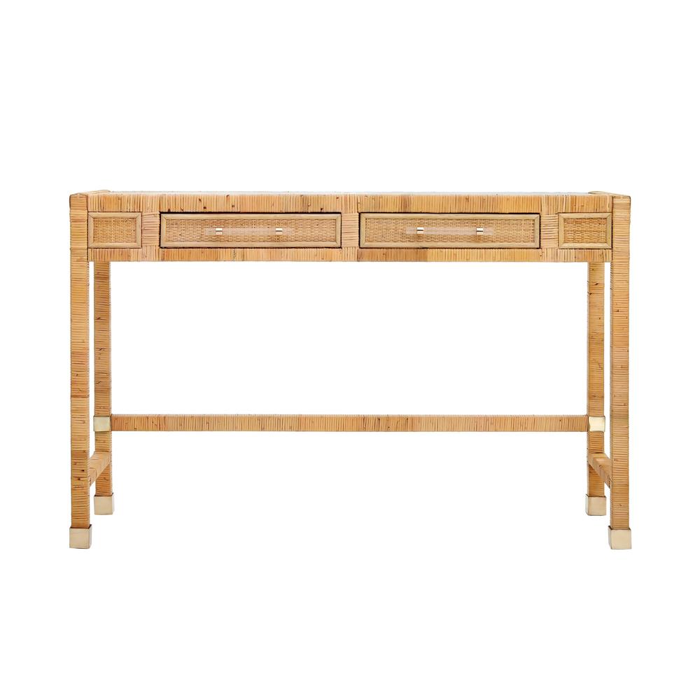 Amara Natural Rattan Desk. Picture 2