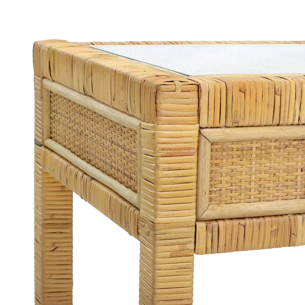 Amara Natural Rattan Desk. Picture 5