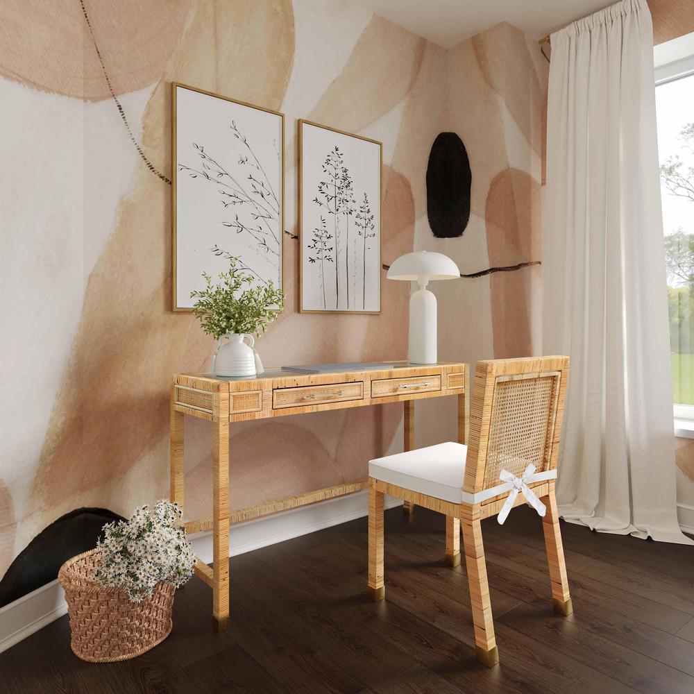 Amara Natural Rattan Desk. Picture 7