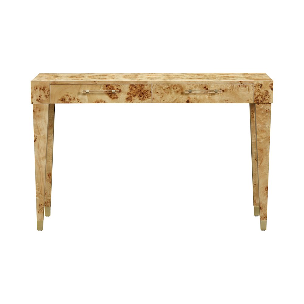 Brandyss Natural Burl Work Desk. Picture 3