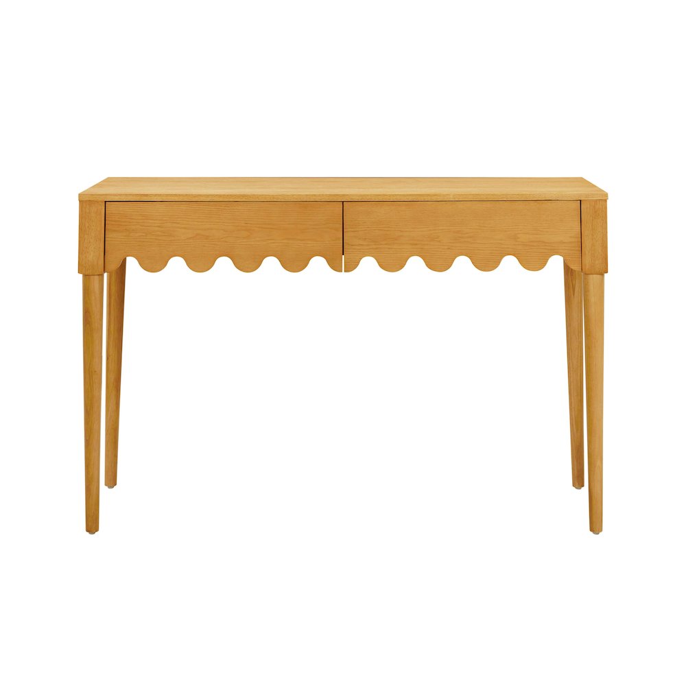 Oodle Natural Ash 2-Drawer Desk. Picture 3