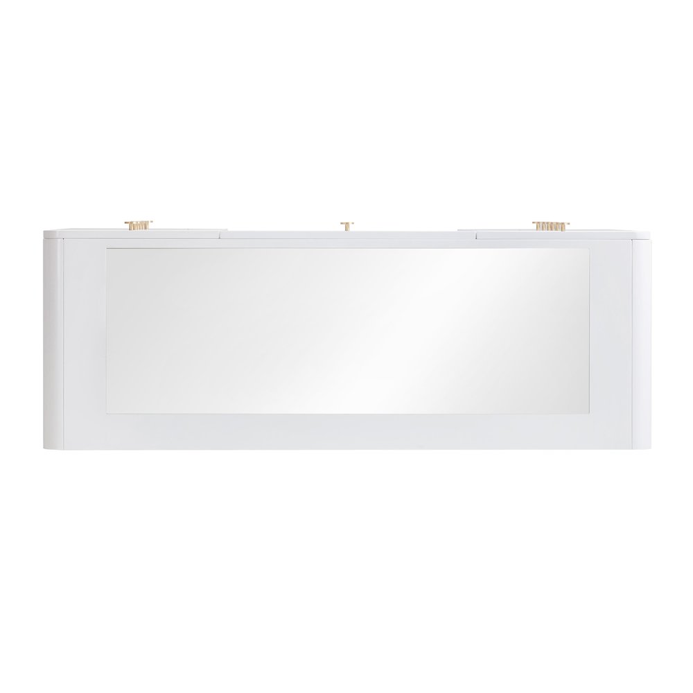 Hollywood White Vanity Desk. Picture 5