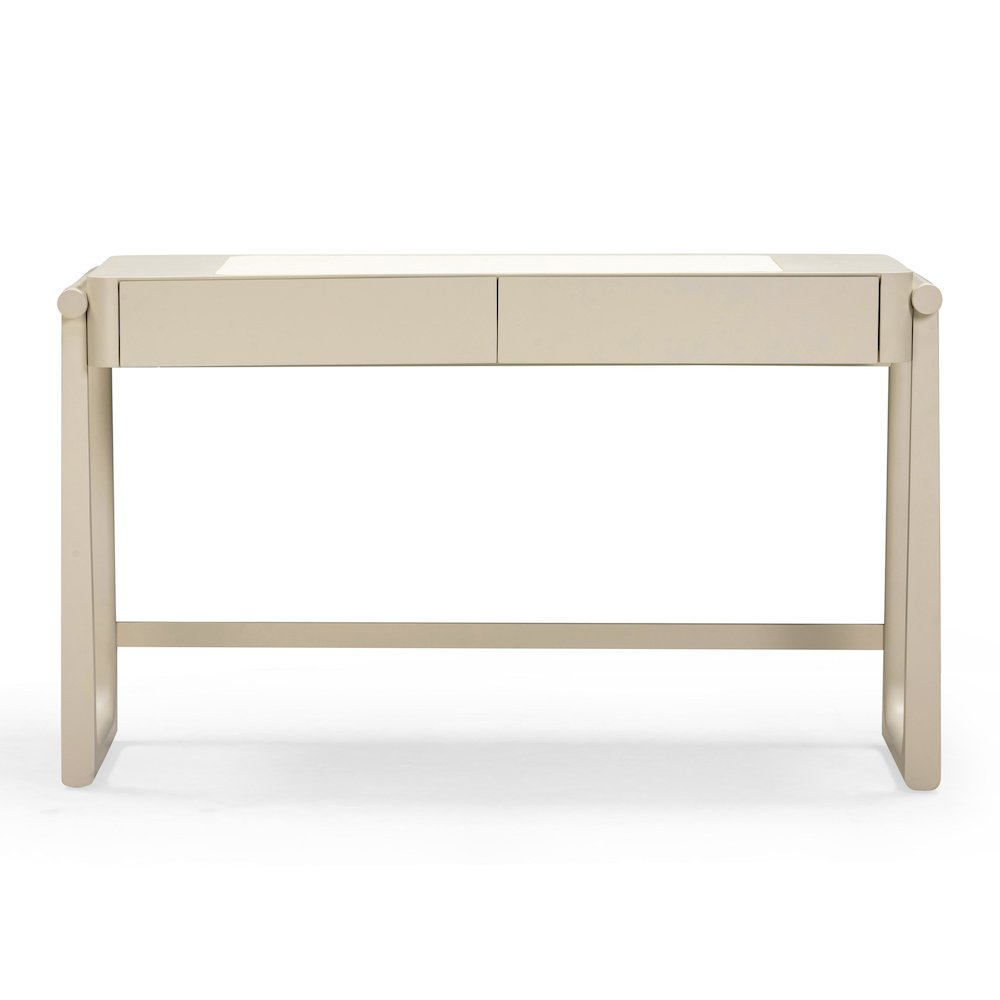 Alfalfa Taupe 2 Drawer Desk. Picture 3