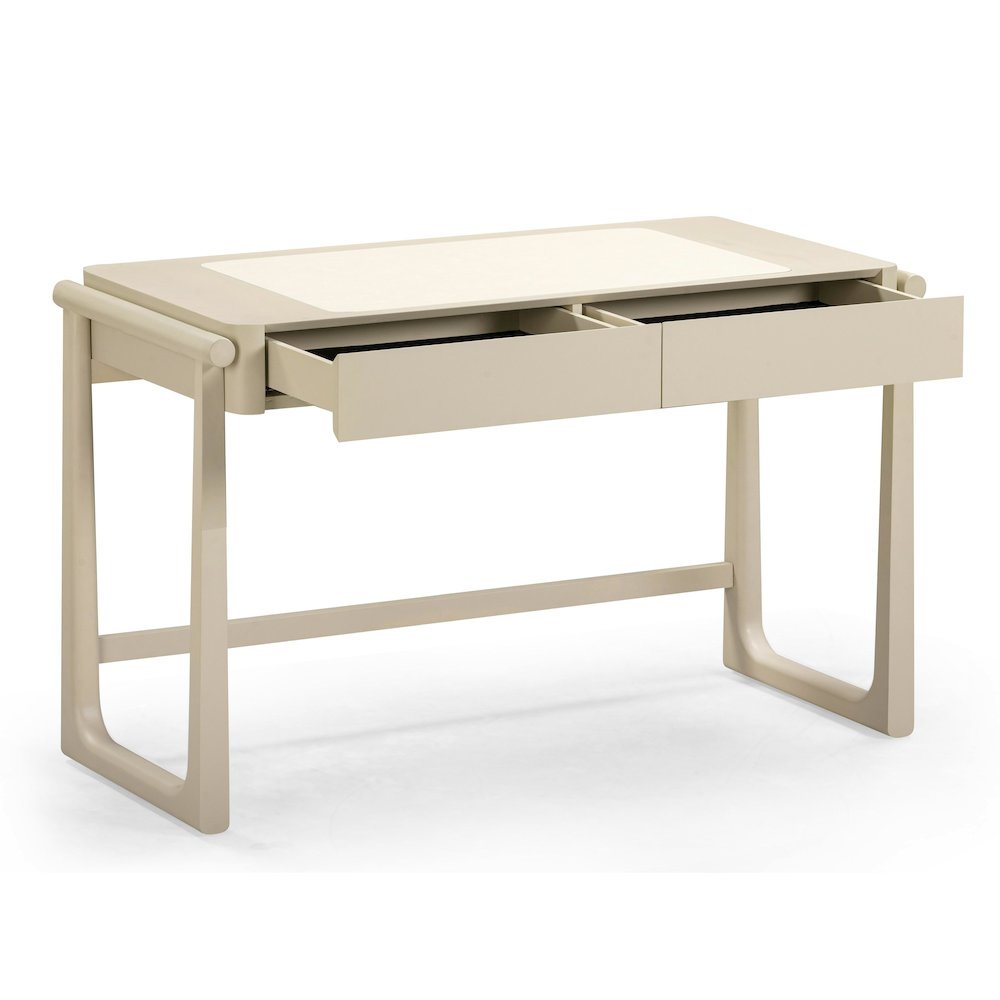 Alfalfa Taupe 2 Drawer Desk. Picture 4