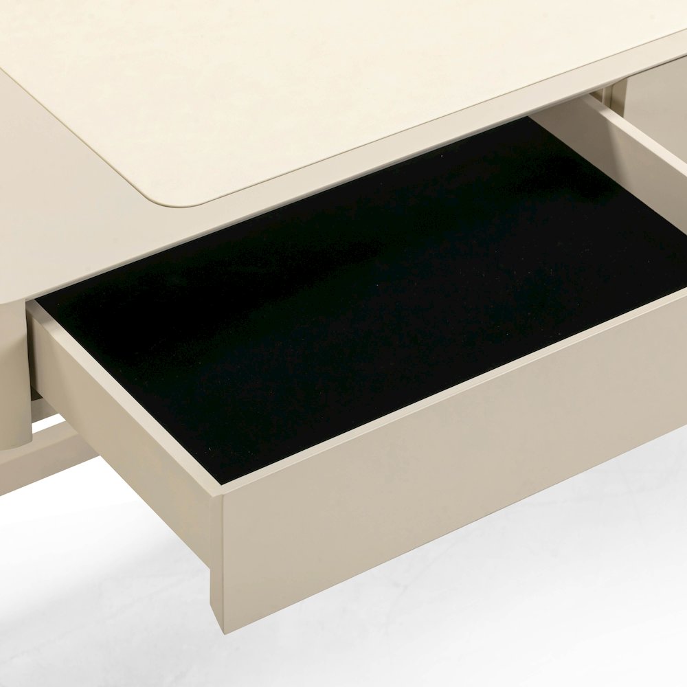Alfalfa Taupe 2 Drawer Desk. Picture 7