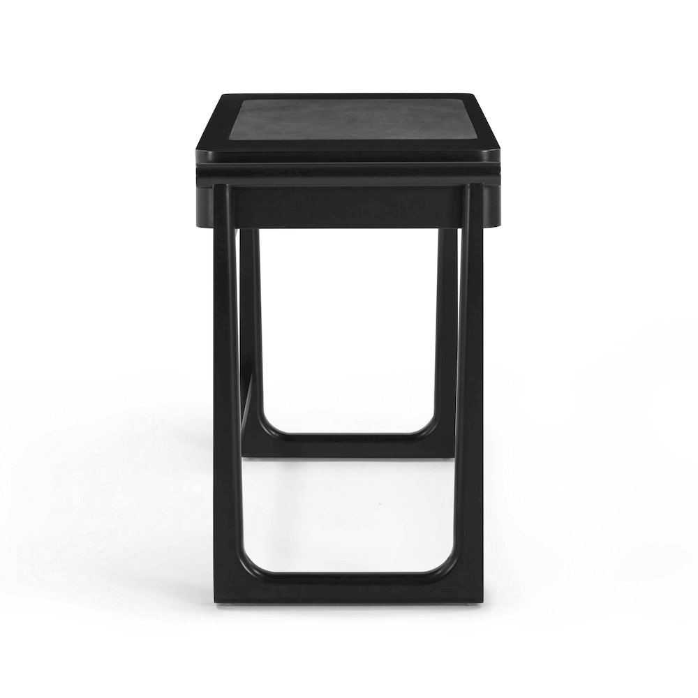 Alfalfa Black 2 Drawer Desk. Picture 5