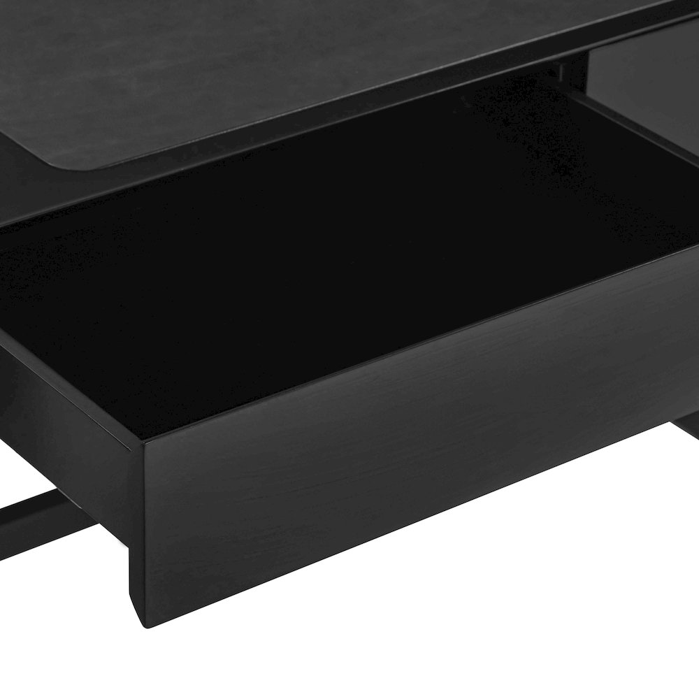 Alfalfa Black 2 Drawer Desk. Picture 7
