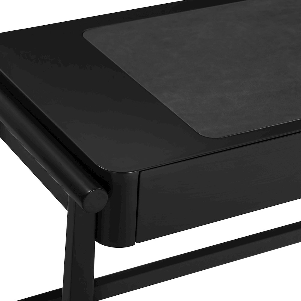 Alfalfa Black 2 Drawer Desk. Picture 8