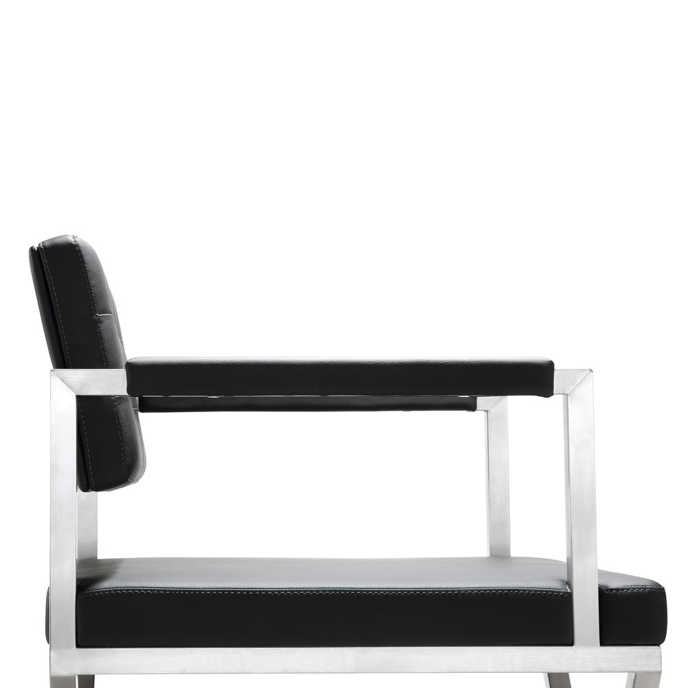 Director Black Steel Counter Stool. Picture 6