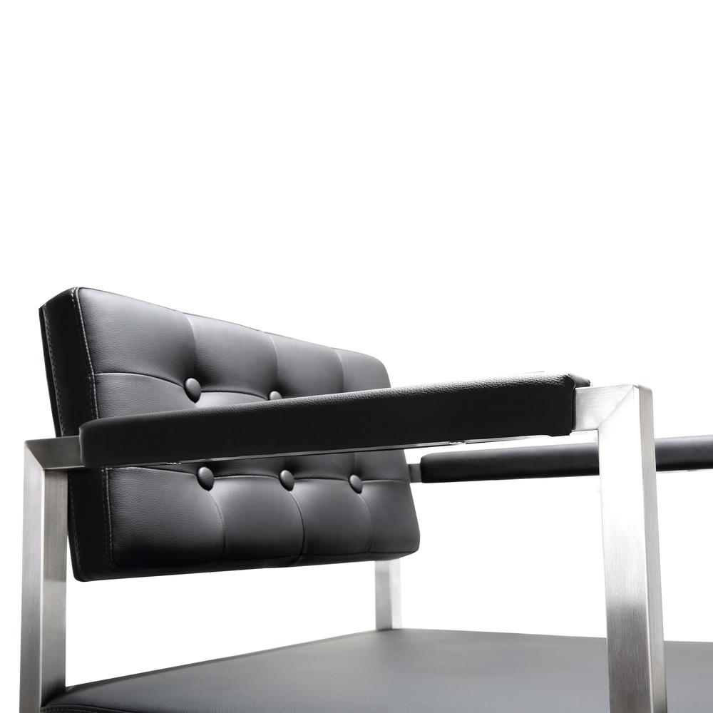 Director Black Steel Counter Stool. Picture 7