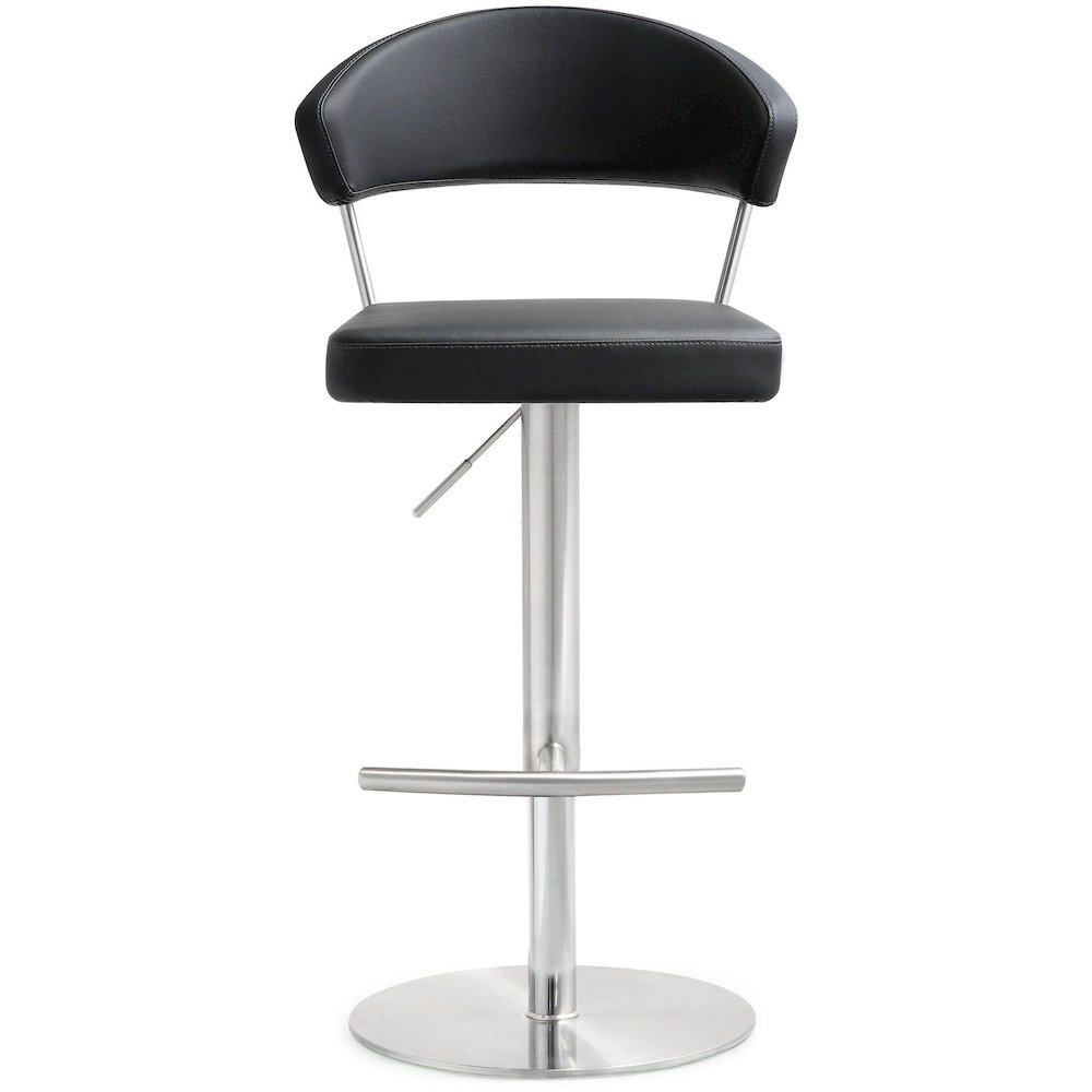 Cosmo Black Steel Barstool. Picture 3