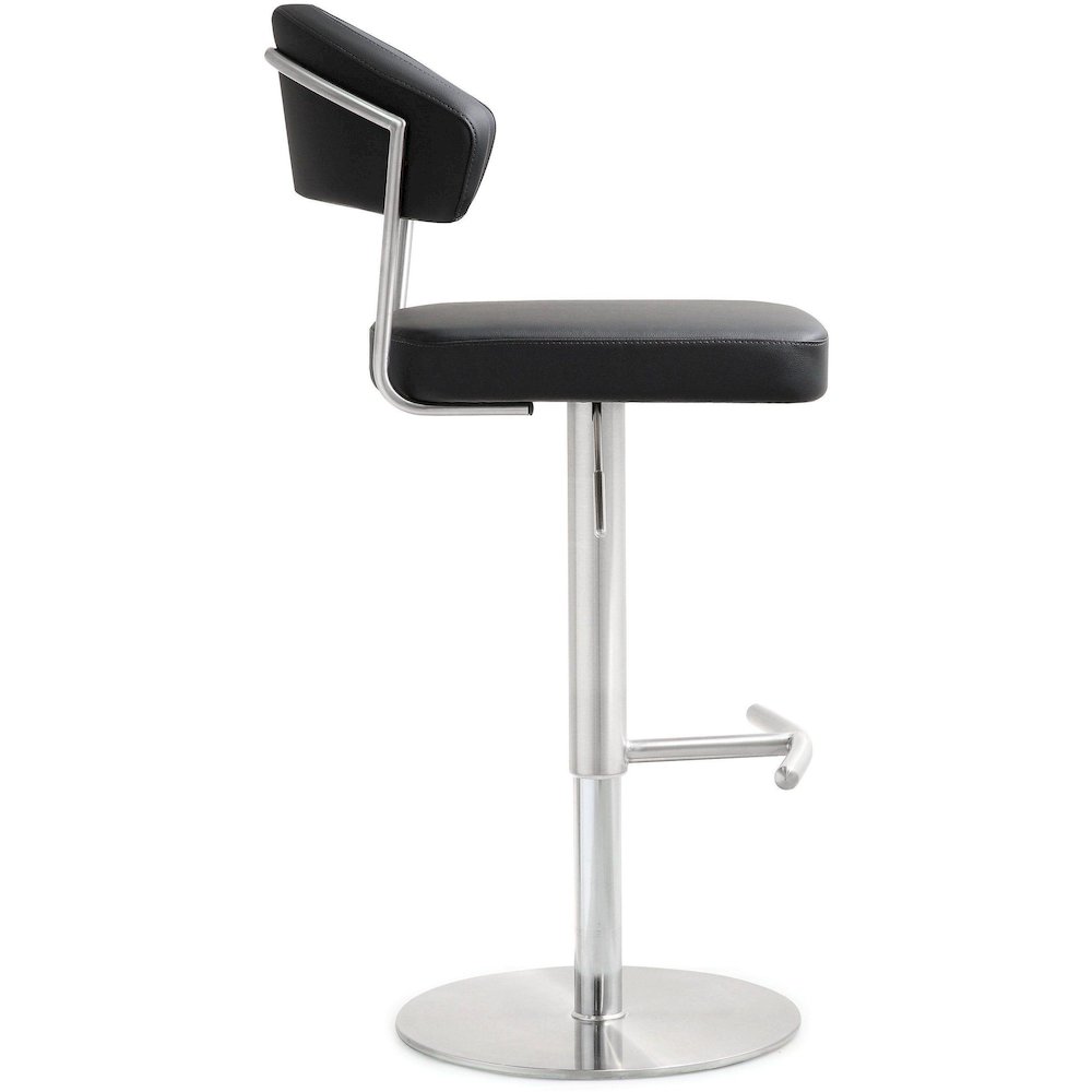 Cosmo Black Steel Barstool. Picture 4
