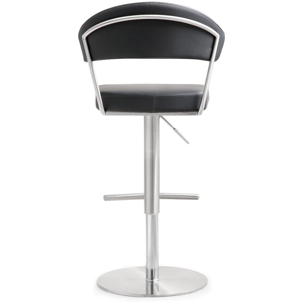 Cosmo Black Steel Barstool. Picture 5