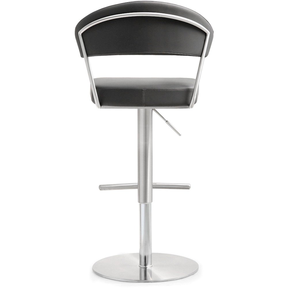 Cosmo Grey Steel Barstool. Picture 5