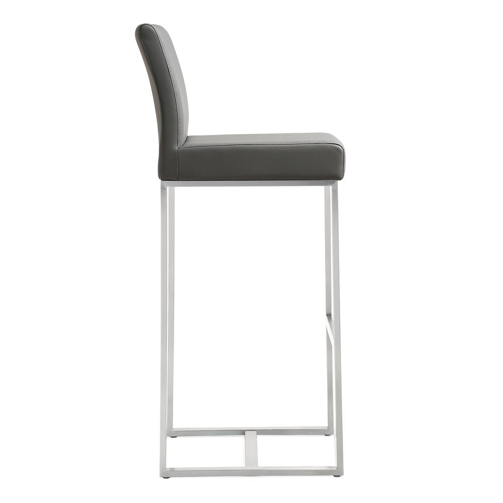 Grey Stainless Steel Barstool Set, Belen Kox. Picture 2