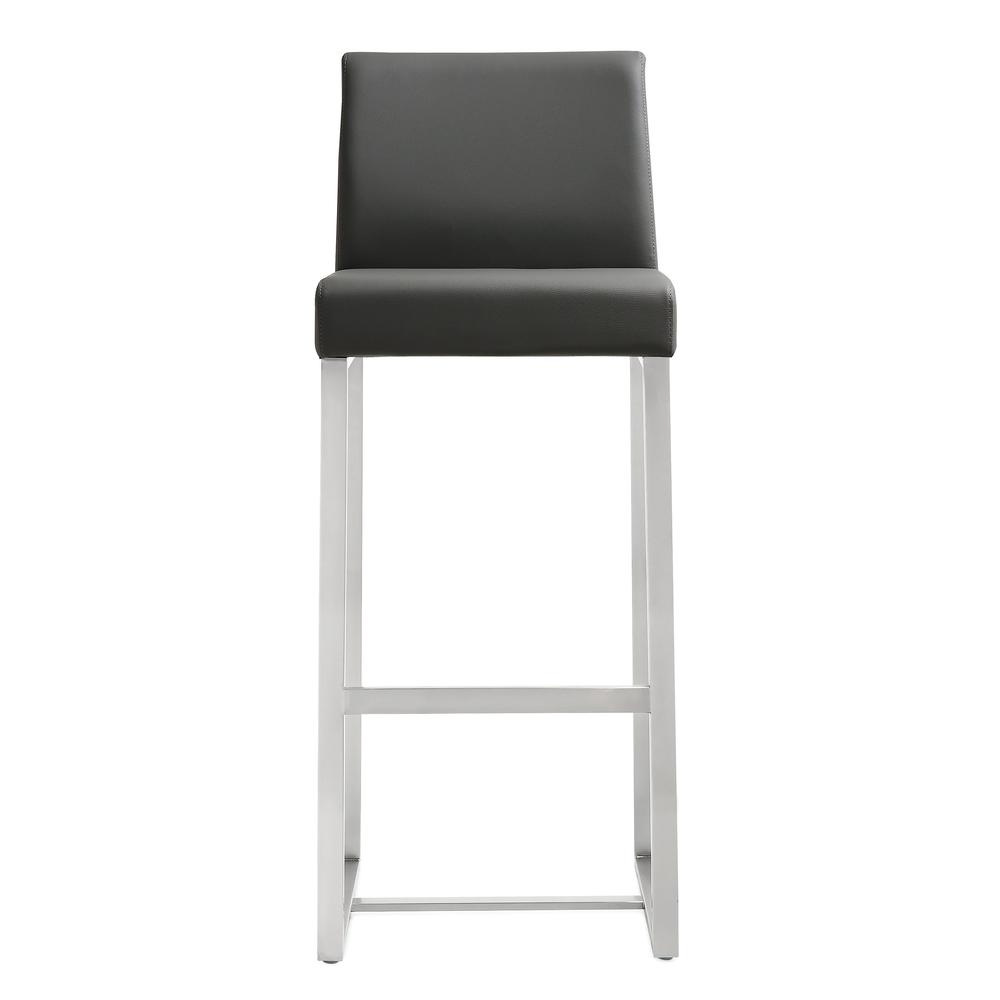 Grey Stainless Steel Barstool Set, Belen Kox. Picture 3