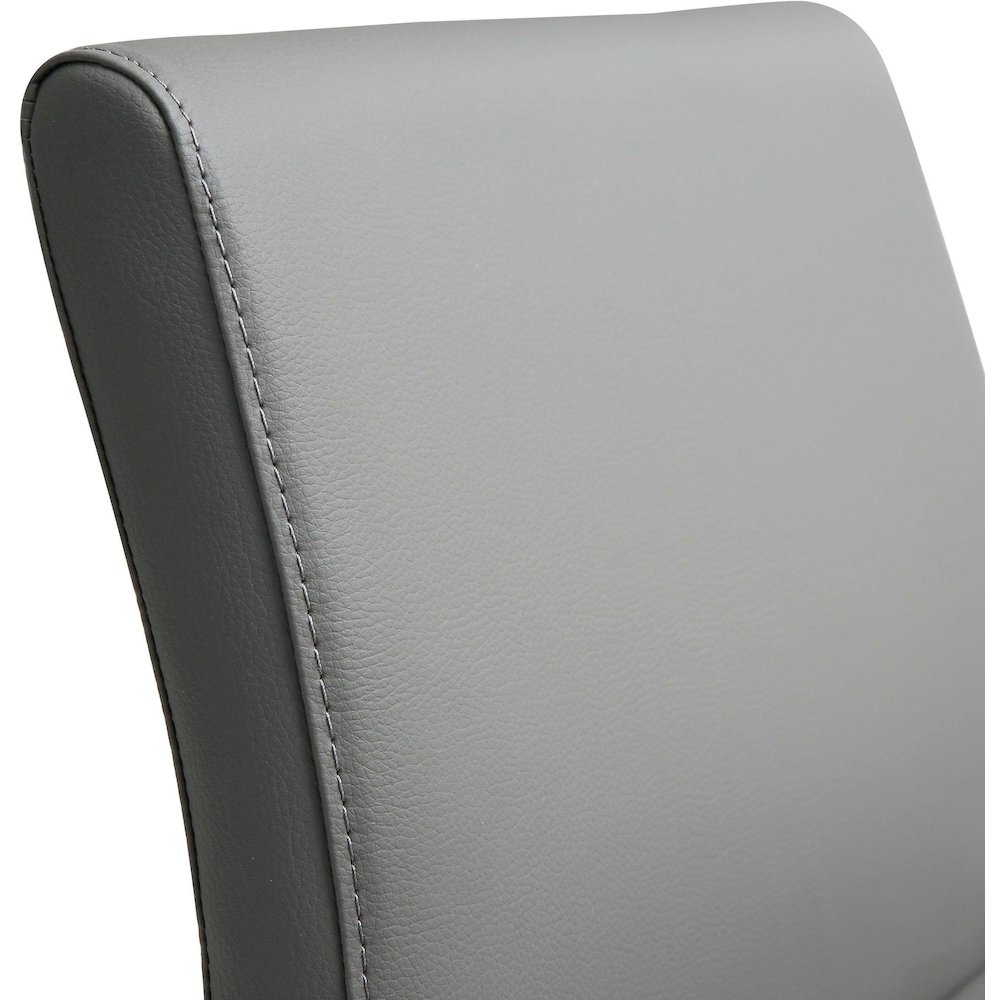 Denmark Grey Stainless Steel Barstool - Set of 2. Picture 7