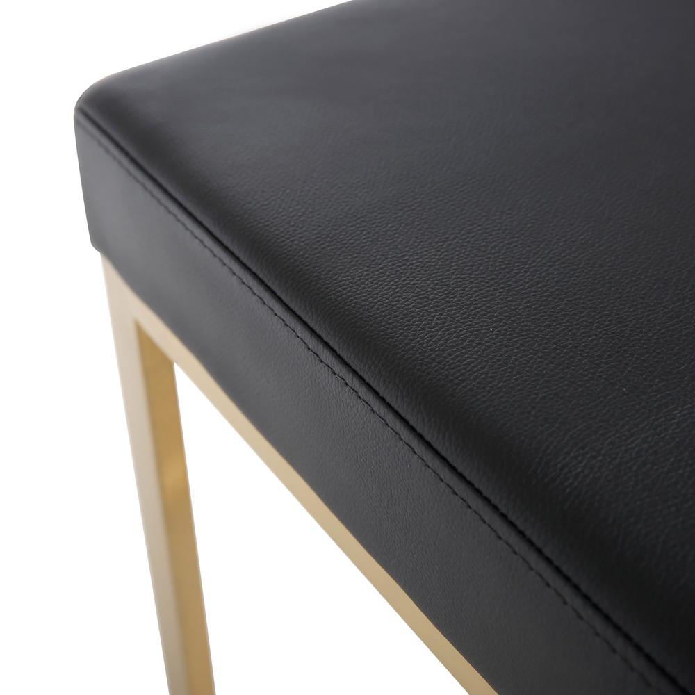 Ferra Black Gold Steel Barstool (Set of 2). Picture 6