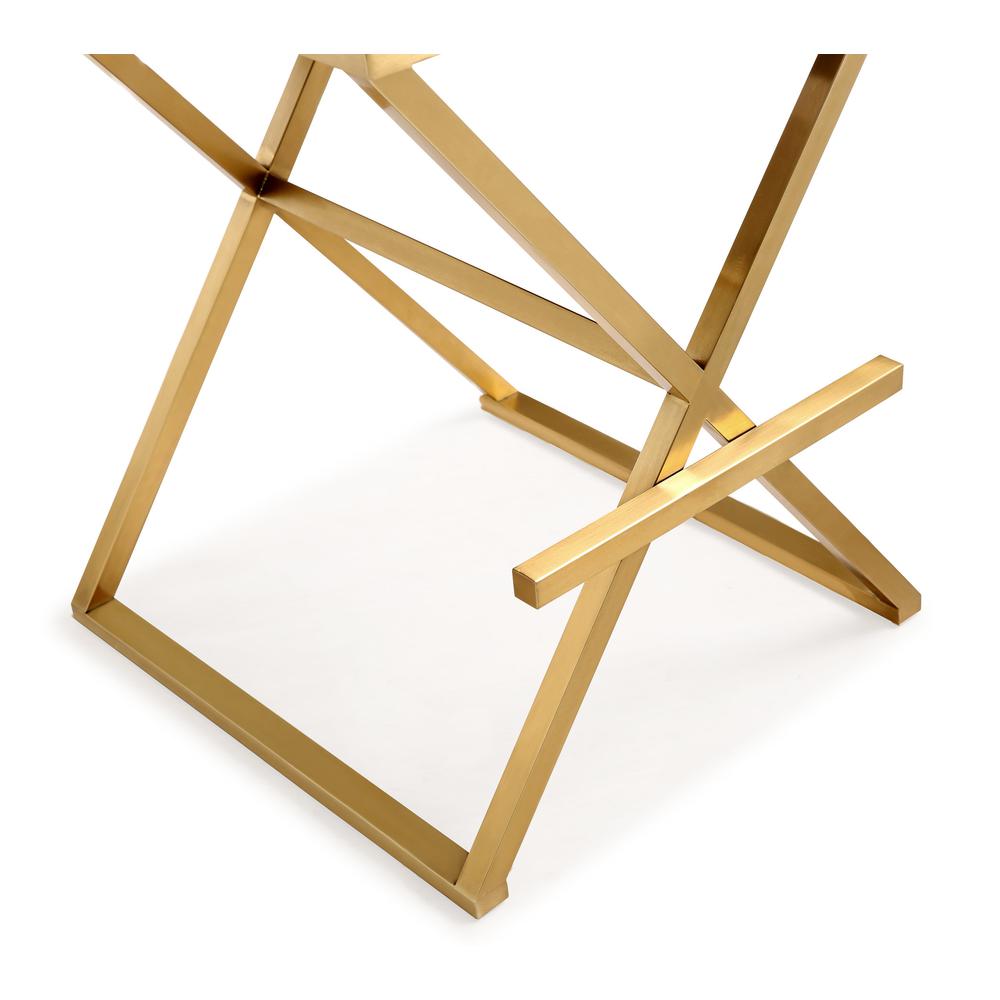 Director Black Gold Steel Barstool. Picture 7