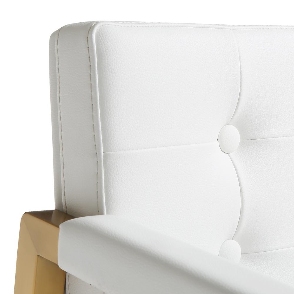Director White Gold Steel Barstool. Picture 8