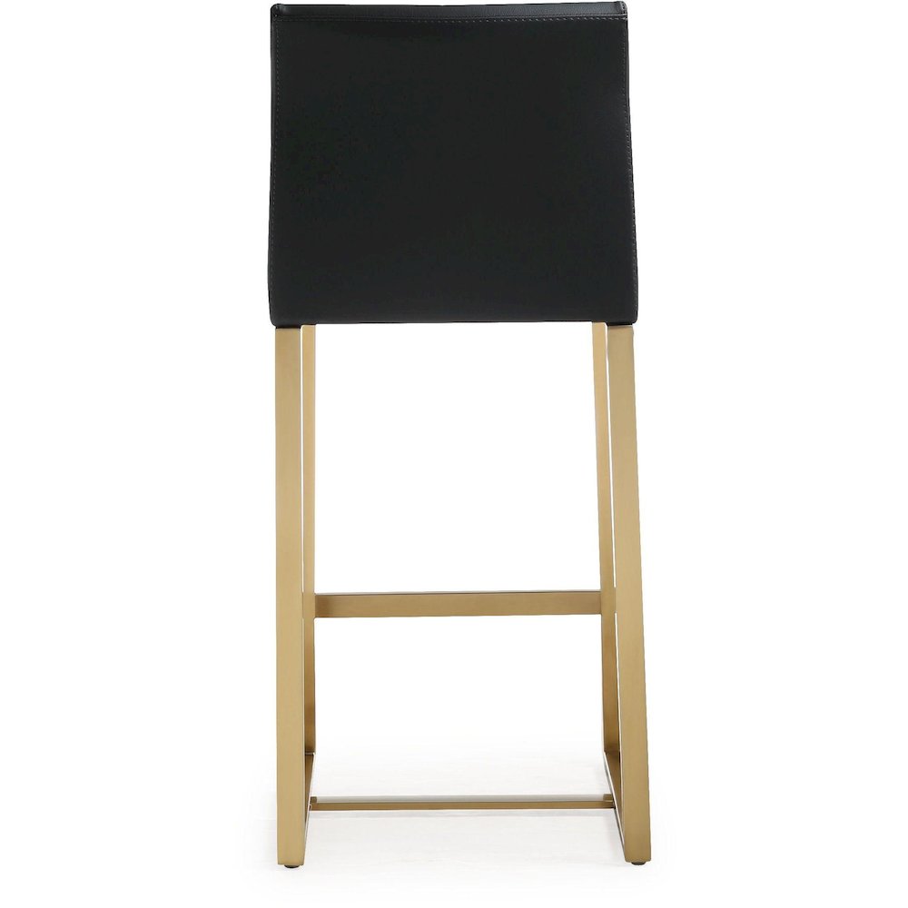Denmark Black Gold Steel Counter Stool - Set of 2. Picture 5