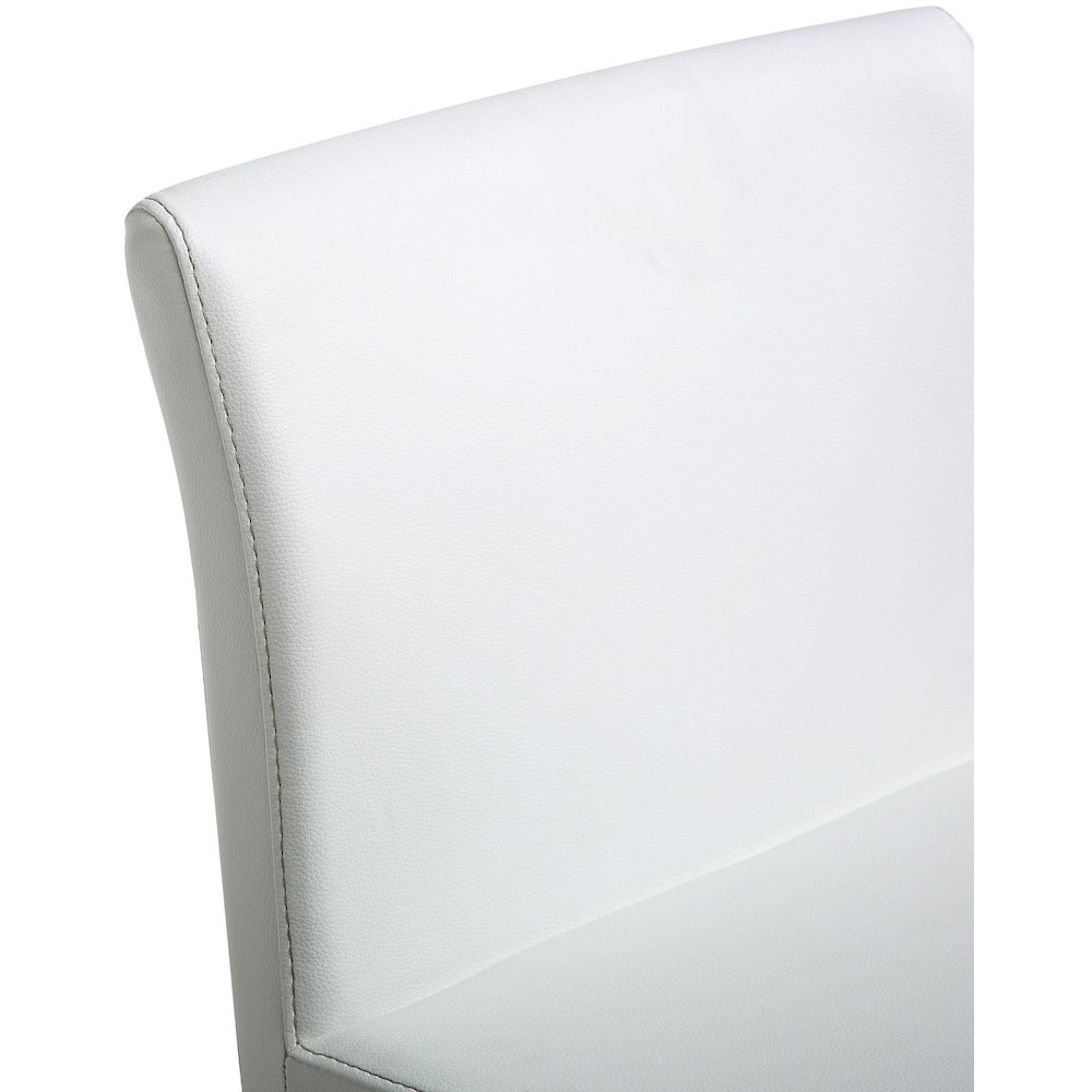Denmark White Gold Steel Counter Stool - Set of 2. Picture 7