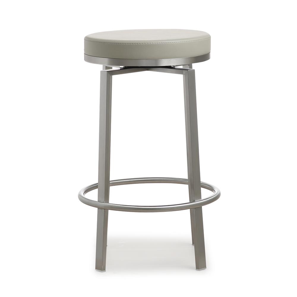 Pratt Grey Swivel Counter Stool - Set of 2. Picture 3