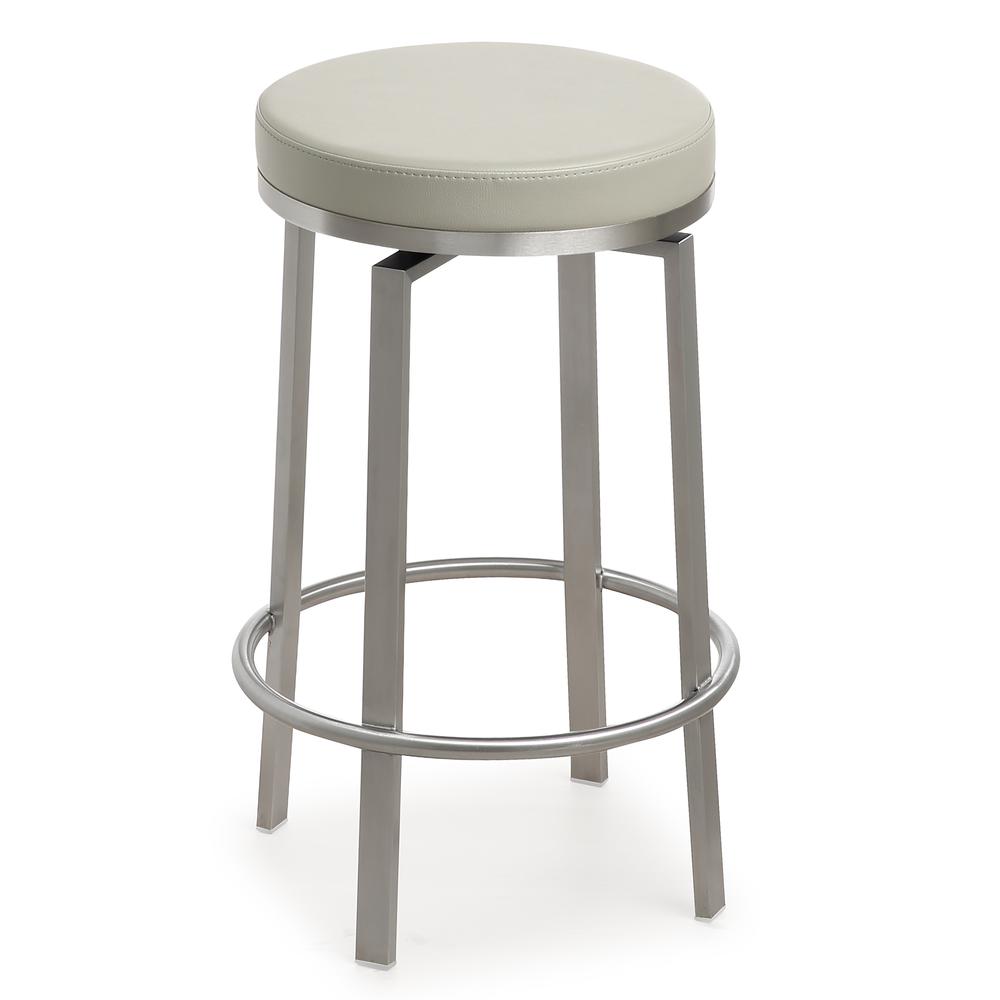 Pratt Grey Swivel Counter Stool - Set of 2. Picture 4