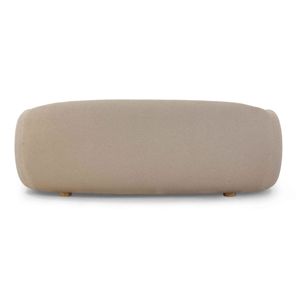 Judy Light Brown Boucle Sofa. Picture 5
