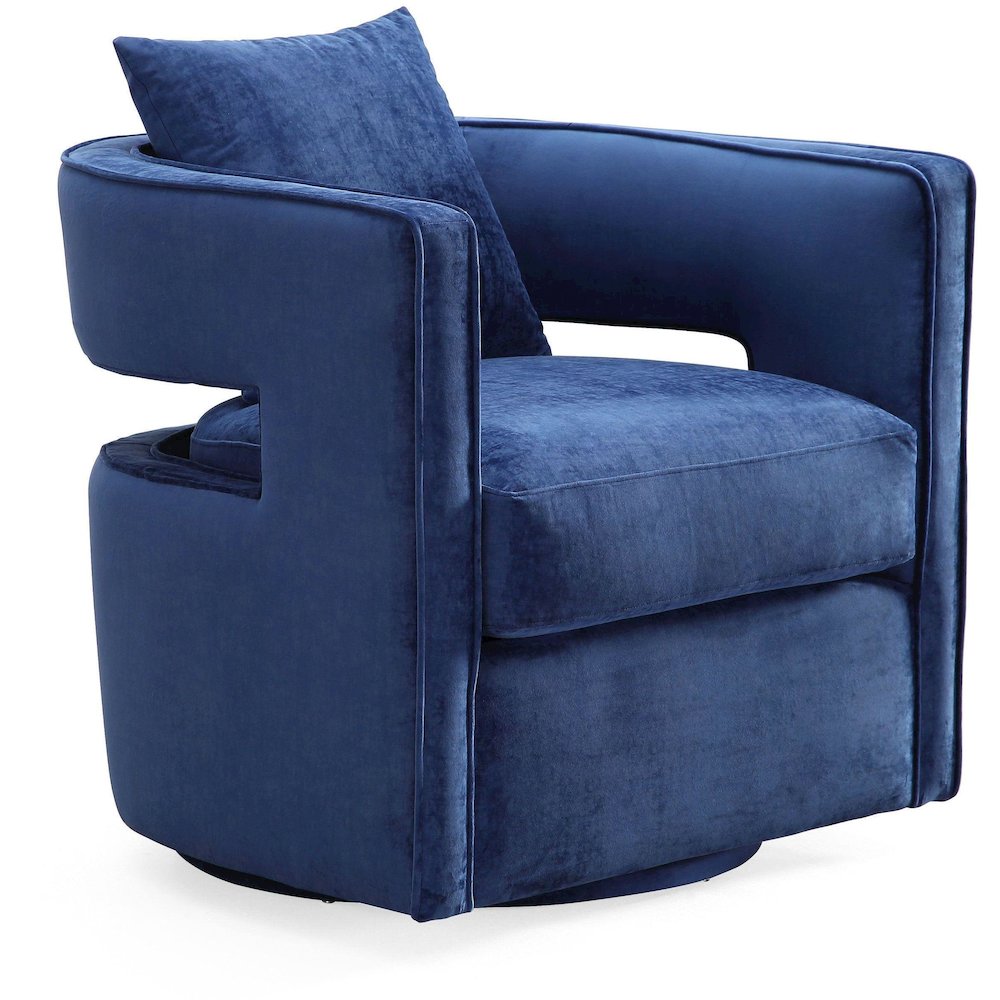 Kennedy Navy Swivel Chair. Picture 1